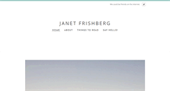 Desktop Screenshot of janetfrishberg.com